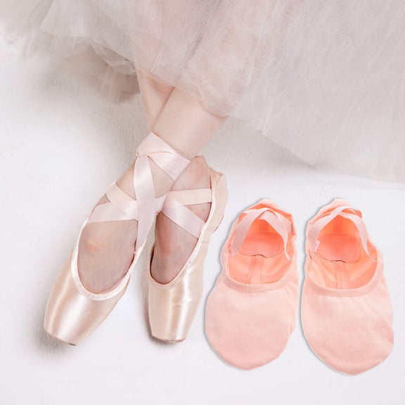 WEUVEB Lightweight Ballet Shoes for Women and Girls with Comfortable Sole, Perfect Dance Footwear for Practice and Performance