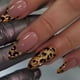 thumbnail image 4 of Uñas postizas, uñas postizas, regalos para mujeres, uñas postizas, uñas para usar, estampado de leopardo dorado, uñas postizas desmontables, pegatinas para uñas, parche para uñas, 4 of 5