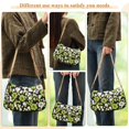 thumbnail image 4 of FORMRS Womens Shoulder Bag with Chain Strap Clutch Purse Cute Tote Handbag, Green Flower Pattern, 4 of 7