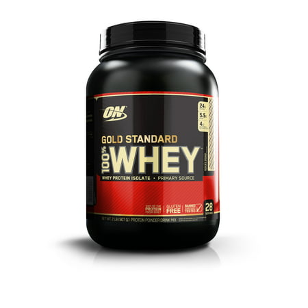 Optimum Nutrition Gold Standard 100% Whey Protein Powder, Rocky Road, 24g Protein, 2