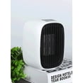 thumbnail image 2 of Calentador Eléctrico 500 W Estufa Calefacción 2 Velocidades Silenciosa para Uso en Interiores Escritorio Oficina, 2 of 9