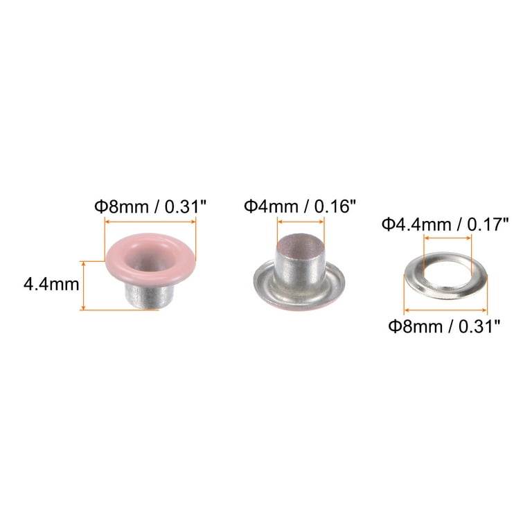 Metal Eyelets 8mm (0.31) Hole Diameter