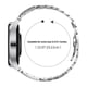 thumbnail image 4 of For Huawei Watch GT 3 Pro 46mm Replacement Strap H Type Butterfly Clasp Stainless Steel Watch Band S, 4 of 5