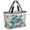 Teal Turtle, variant on Teal Coastal Starfish Beach Bag for Women,Large Breathable Mesh Beach Tote Bag,Vintage Summer Beach Nautical Coral Sandproof Lightweight Travel Bags for Vacation Picnic Swimming Pool 15.7"x15.7"x9.1"