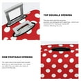 thumbnail image 5 of Balery Red Polka Dot Luggage Cover Protector, Scratch And Dirt Resistant, Fits 18-32 Inch Luggage - Small, 5 of 9
