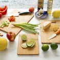 thumbnail image 4 of Totally Bamboo 3-Piece Bamboo Wood Cutting Board Set for Kitchen, 3 Assorted Sizes, 4 of 8