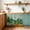 Gray Green Light Green, variant on Tropical Plant Colorful Floral Cabinet Curtain 35"Wx35"L,Dustproof Under Sink Skirt with Self Adhesive Tape,Fern Print Summer Birds Cabinet Curtain Cover for Kitchen Sink,Bathroom Vanity,Laundry Room