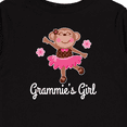 thumbnail image 4 of Inktastic Grammie Girl Ballerina Monkey Girls Long Sleeve Toddler T-Shirt, 4 of 5