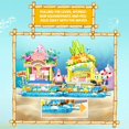 thumbnail image 4 of -bloques de construcción de la serie Bob Esponja, casa de postre de Patrick Star, escena de tienda de Surf, bloques de modelismo, juguetes decorativos de escritorio, regalos para niños, 4 of 5