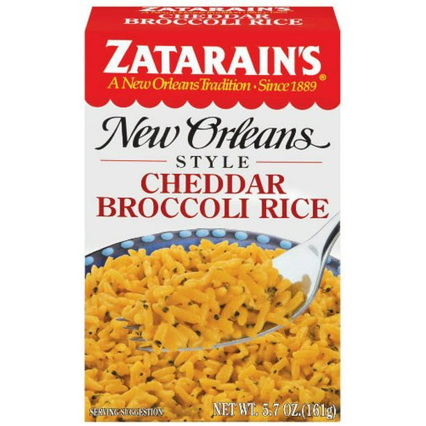 Zatarain's Cheddar Broccoli Rice, 5.7 OZ (Pack of 4)