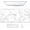 Simple White Marble, variant on Large Gaming Mouse Pad, XXL Desk Pad, 35 x 15 Inch, Non-Slip Rubber Base, Stitched Edges, Superior Surface, Waterproof Keyboard Mat, Large Mousepad for Gamer, Office & Home, White Peony