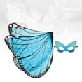 thumbnail image 4 of Disfraz de Ala de mariposa Colco Ala de vestuario Azul negro, 4 of 8