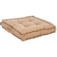 thumbnail image 4 of SAFAVIEH Gardenia Solid Floor Pillow, 19" x 19", Champagne, 4 of 7
