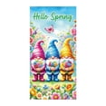 thumbnail image 2 of Noehoiugi Hello Spring Door Cover 71X35 Inches Spring Door Banner Gnome Flower Bouquet Welcome Spring Porch Sign Decorative Background Banner For Front Door And Porch, 2 of 7