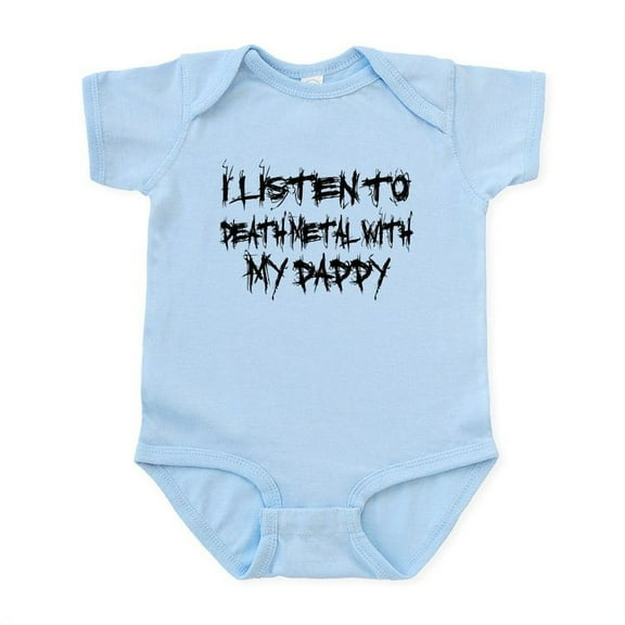 CafePress - Listen To Death Metal With Da Infant Bodysuit - Baby Light Bodysuit, Size Newborn - 24 Months