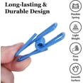 thumbnail image 5 of NOGIS 30 Pack Steel Wire Clip Utility Clips Colorful Coated Windproof Clotheturn for Drying Home Laundry and Office Multi-Purpose Assorted Colors, 5 of 7
