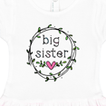 thumbnail image 3 of Inktastic Big Sister Leaves, Circle, Heart Girls Toddler Dress, 3 of 4