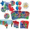 PJ Masks Birthday Party Supplies 8 Guest Kit and Balloon Bouquet Decorations 54 pc