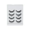 thumbnail image 5 of KISS Lash Couture Naked Drama False Eyelashes, Strip Lashes, Taffeta, Black, 14mm, 4 Pairs, 5 of 8