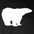 thumbnail image 3 of CafePress - Polar Bear Silhouette Long Sleeve T Shirt - Long Sleeve Dark T-Shirt, 3 of 4
