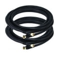 thumbnail image 3 of iMBAPrice 12 feet RG6 Coaxial Cable, F-Type Screw-on Connectors for F-Female Devices - Black, 3 of 5