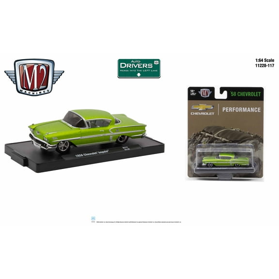 M2 Machines Auto-Drivers 1:64 R117 1958 Chevrolet Impala