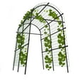 thumbnail image 7 of Gaderth Cucumber Trellis, Adjustable Garden Arch Trellis, Metal Arch Vegetables Trellis, 7.5FT Metal Arbor with Climbing Net, Weather-Resistant Pergola for Vines, Roses, Vegetables & Flowers, Sturdy, 7 of 7