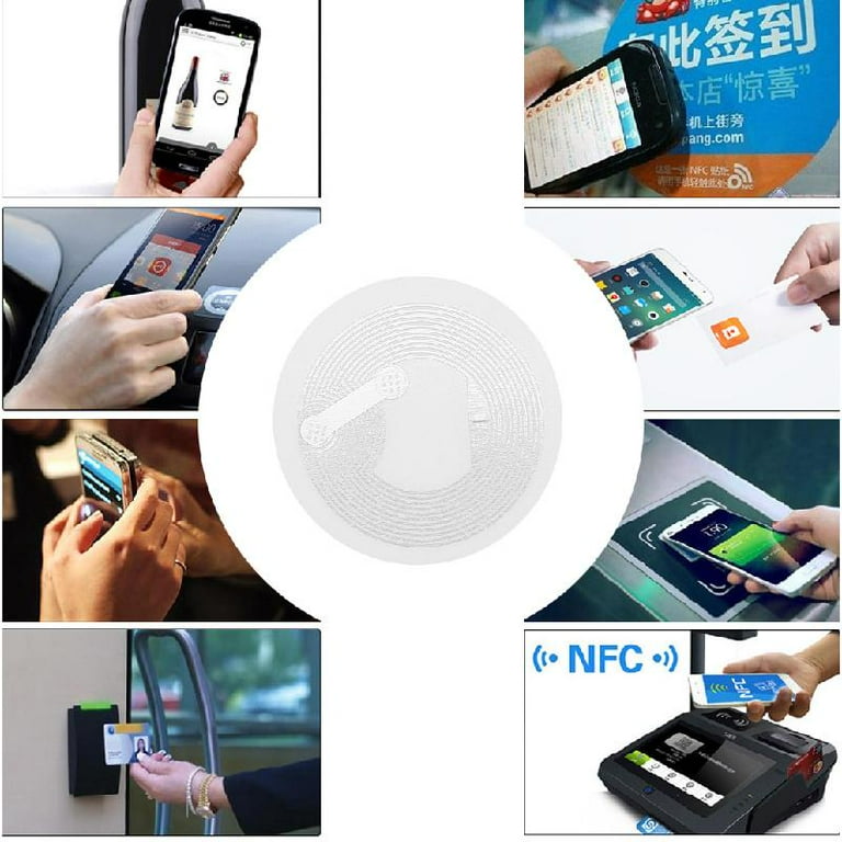 10Pcs Ntag213 Nfc Tags Sticker Self Adhesive For Phone Available