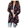 thumbnail image 1 of Vestes pour Femmes, Cardigan pour Femmes, Cardigan Imprimé à Manches Longues, Blouses pour Femmes Mode, Longs Cardigans pour Femmes, 1 of 5