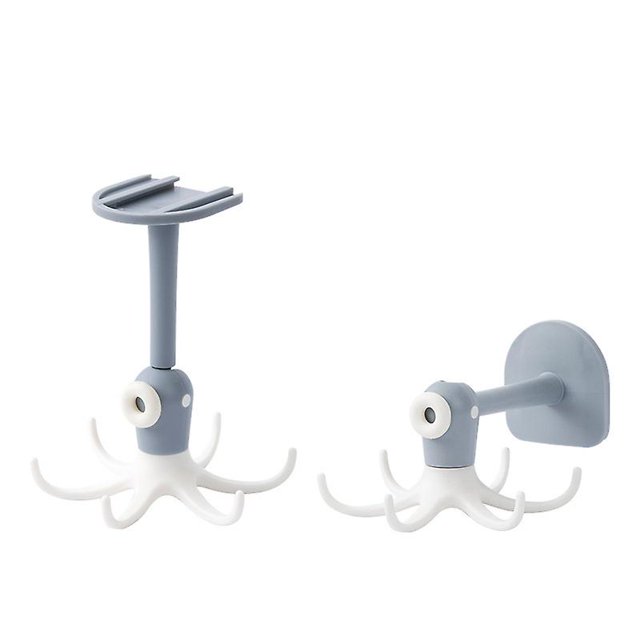 Gancho giratorio de cocina, estante de vajilla multifunción Gancho de pared autoadhesivo pesado, colgador giratorio de 360 ??grados, adecuado para ganchos de cocina o ba?o ShuxiuWang 8390612245718