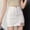 *White, variant on Women's Denim Bodycon Skort ,Solid Color Casual Jean Skirt Shorts Black,Womens Plus L