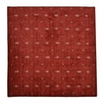 thumbnail image 7 of Rugsotic Carpets Handmade Rugs Hand Knotted Loom Square 6'x6' Red White Wool for Indoor Use, 7 of 7