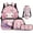 Cherry Blossom Axolotl, variant on Bulopur Boys 17" Backpack Set for Elementary School 4 in 1 Waterproof Shark Bookbag with Lunch Box, Water Bottle Holder and Pencil Case, Lightweight School Bag for Kids
