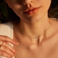 thumbnail image 5 of Valloey Rover 14k Gold Plated Dainty Rope Short Chain Choker Necklace for Women Jewelry Gift, 5 of 6