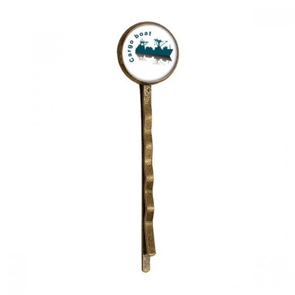 ships navigating ocean goods retro metal hair bobby pin headwear