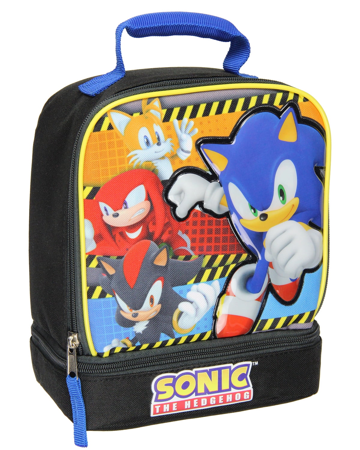 Sonic the Hedgehog Raised Face Dual Compartment Lunch Box Kit - Walmart.com
