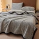 thumbnail image 5 of Manta de forro polar Sofá cama de poliéster Sherpa suave funda para el sofá para invierno y viajes, 5 of 6
