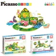 thumbnail image 2 of Teja magnética con diseño de dinosaurio de Toy PicassoTiles, pista de carreras, PTR02, 2 of 8
