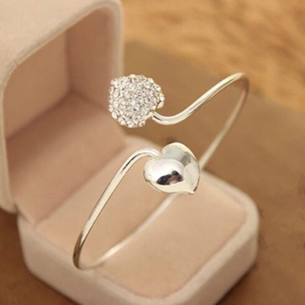 Sweet heart cuff bracelet best sale