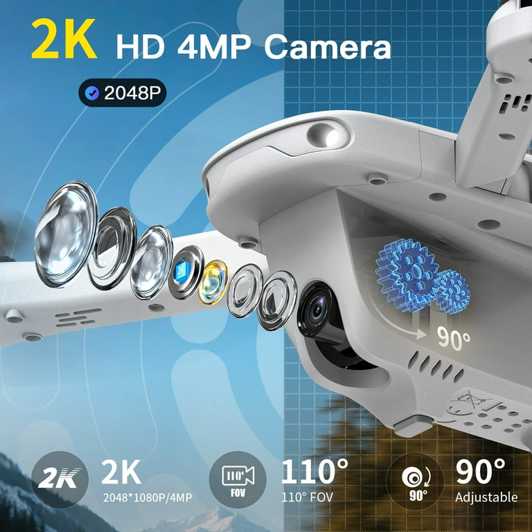 Holy Stone HS175 GPS Drone with Camera for Adults, RC