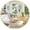 Gold, variant on COZONY 18" Round Gold Bathroom Mirror, Stylish Over-Sink Mirror with Metal Frame, Small Wall Mirror for Entryway, Vanity, Bedroom