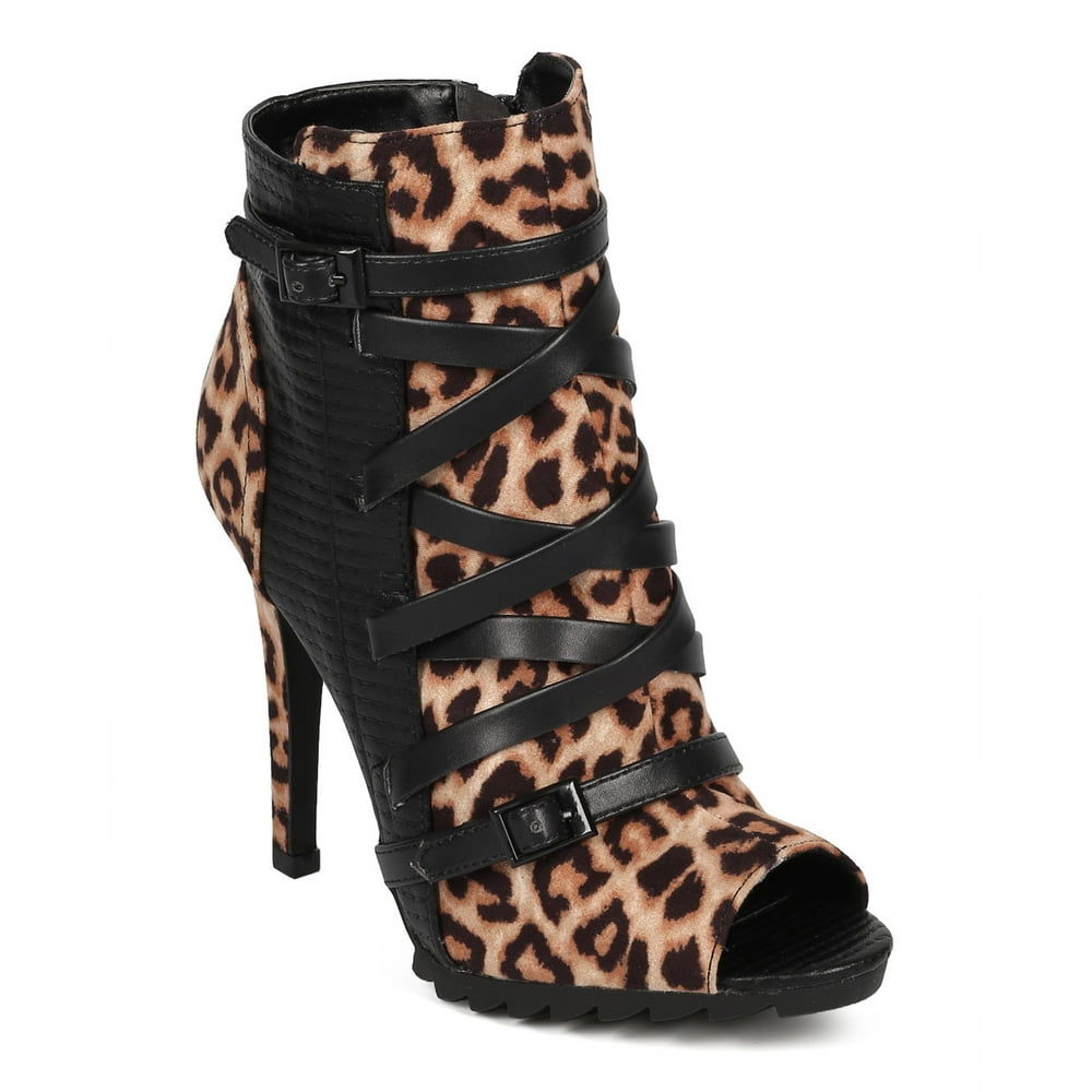 lug sole booties tan