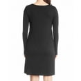 thumbnail image 2 of Karen Kane Womens Abby T-Shirt Jersey Dress, Black, Large, 2 of 3