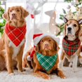 thumbnail image 4 of Bandanas navideñas a cuadros para perros Abbylike, 50 unidades, 4 of 6