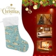 thumbnail image 4 of Coolnut Abstract Fish Christmas Stockings 1PCS,Big Xmas Stockings Gift Decorations and Party Supplies,Used for Fireplace Decoration Socks Christmas Tree Decoration, 4 of 7