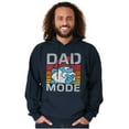 thumbnail image 4 of Funny Papa Smurf Cartoon Dad Mode Hoodie Hooded Sweatshirt Men Brisco Brands S, 4 of 6