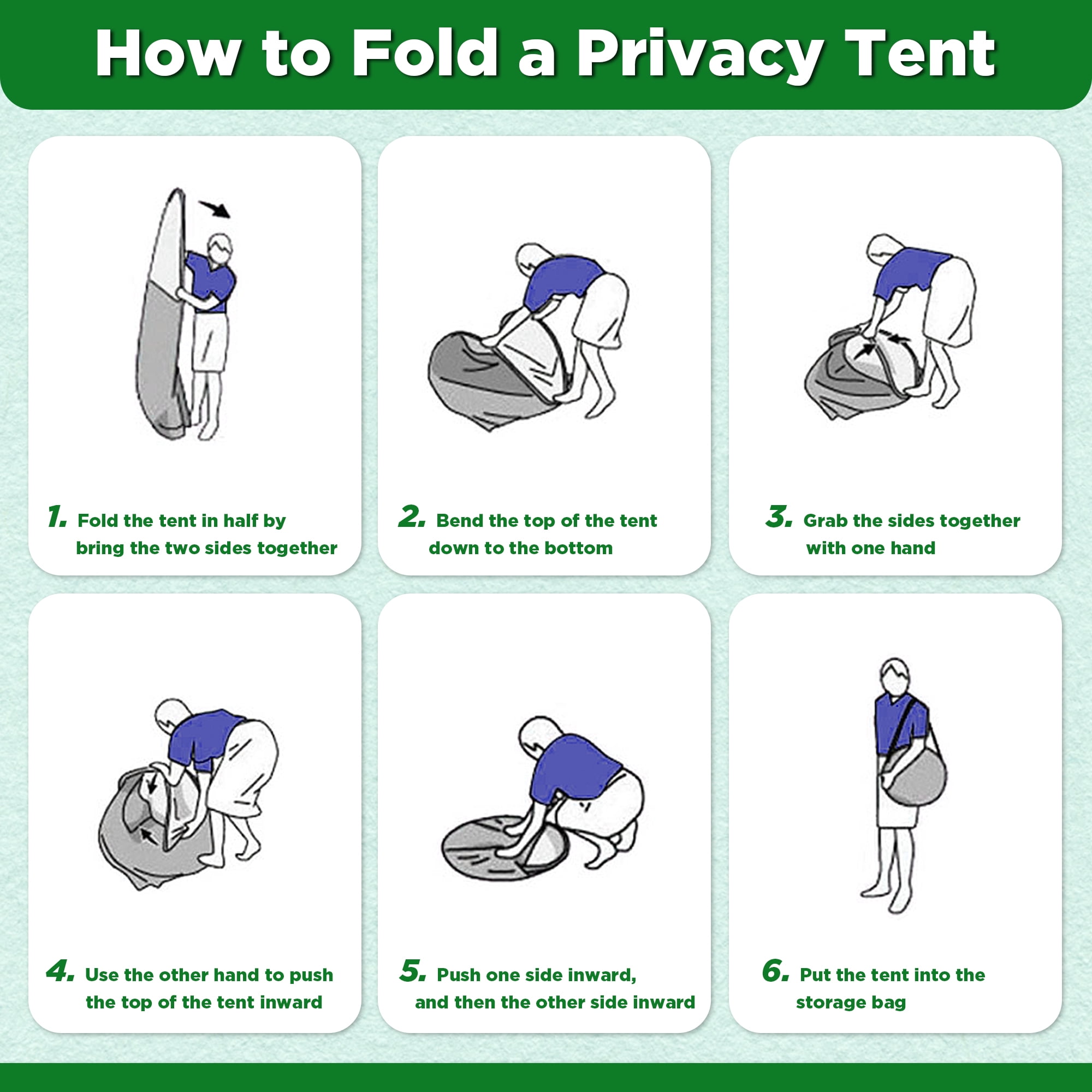 Portable Camping Toilet with Pop-Up Tent, Large Portable Toilet Kit for Adults, Outdoor Camping Shower Tent Changing Room Emergency Folding Toilet Tent Kit with Carry Bag for Camping/Hiking