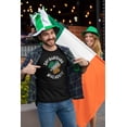 thumbnail image 2 of St Patricks Day Shenanigans Malarkey Distressed Irish Flag Clover Mens T Shirt, 2 of 5