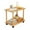 Wooden Color, variant on Fompes Side Table 2 Tier Open Shelf Sofa Small Tea Table End Couch Tables,Coffee Table,Nightstand,360 Degree Swivel Solid Wood Legs,Easy Assembly,Wooden Color
