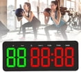 thumbnail image 1 of Temporizador De Gimnasio, Temporizador De Intervalos Para Ejercicios, 12 Formatos De 24 Horas, Zumbador De 85 DB, Cuenta Regresiva, Pantalla LED Grande De 12,4 Pulgadas Con Control, 1 of 7
